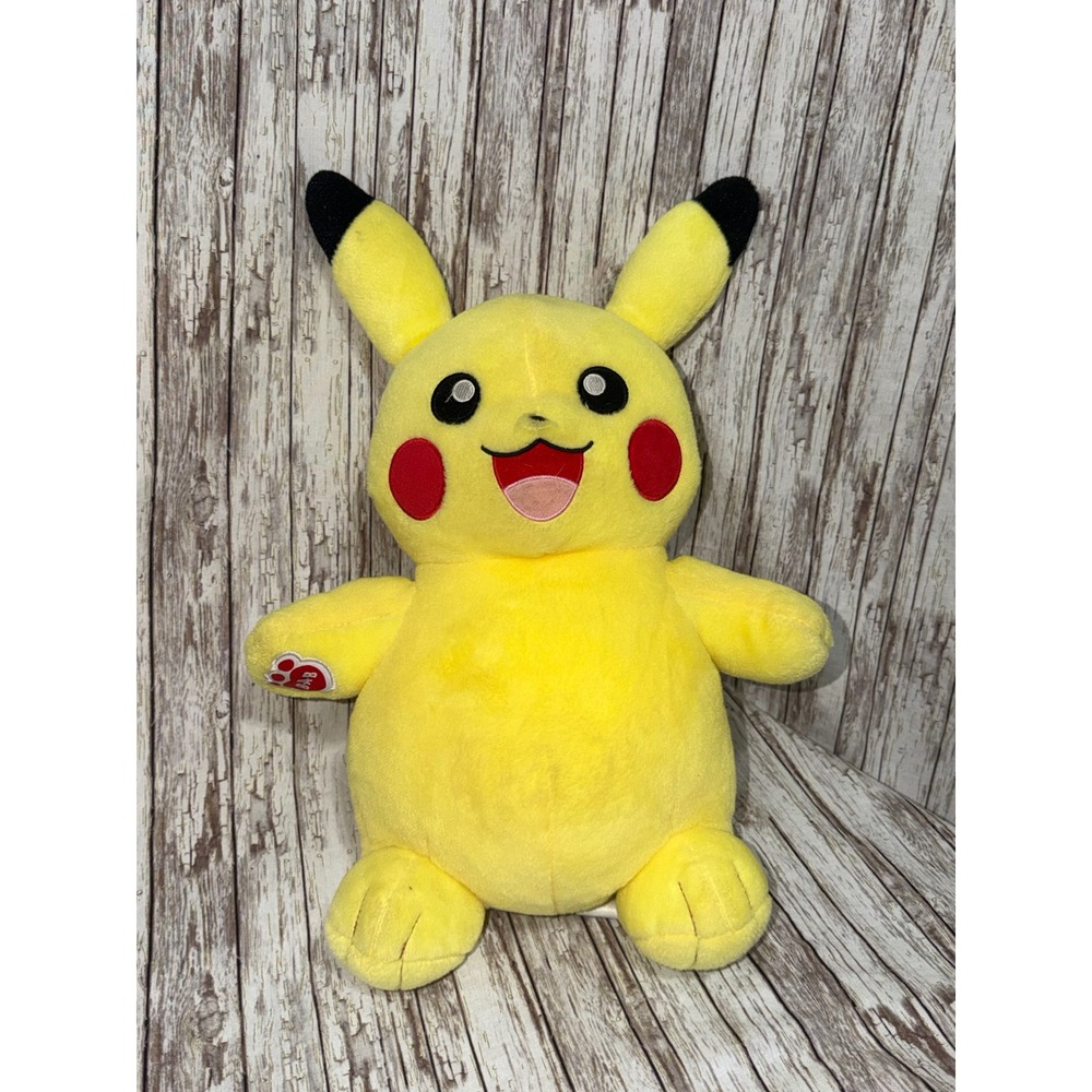 Build-A-Bear‎ Pikachu Plush Unisex Medium Yellow Excellent Pokemon Collectible